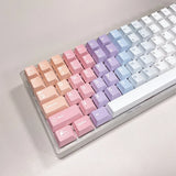 Aurora Rainbow Gradient Keycap Set | Cherry MX | Mechanical Keyboard | PBT Model