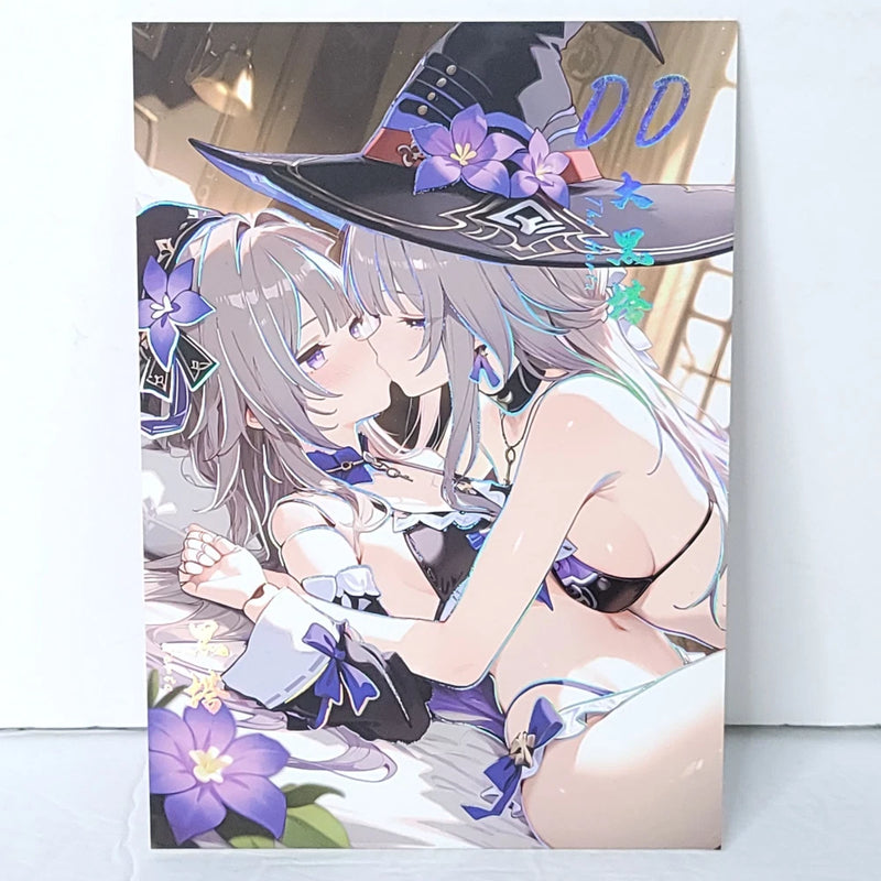 Herta Bronya Waifu Anime Card Girl Wall Art Oversized Board A5 Model
