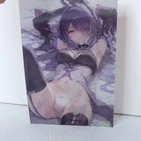 Acheron Holo Sweet Girl Waifu Anime Card Girl Wall Art Oversized Board A5 Model