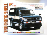 Nichimo 1:20 Scale Toyota HiLux 4WD "Trucking Shell"model kit # MC-2063 Rare Kit Model