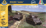 Italeri 1/72 7520 WWII US M4A3E2 Sherman "Jumbo" (2 Fast Assembly Models) Model