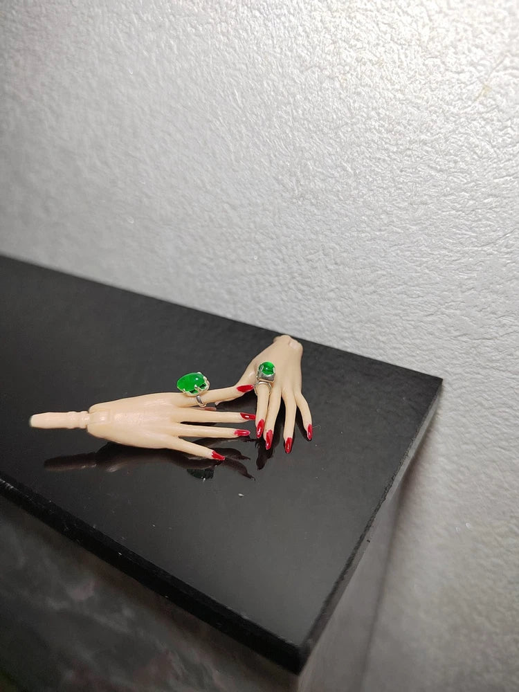 1/6 Female Mini Jade Ring Model For 12¡± PH TBL Action Figure Body Toys Model