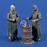 1/35 Resin Figure German Winter Soldiers WWII 2 Figures Unassembled Unpainted Model