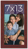 7x13 Frame Brown Solid Wood Picture Frame Width 0.75 Inches | Interior Frame Dep Model