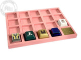 Artisan Keycap Display Tray 19-Slot ¨C Cerakote Bazooka Pink (No Caps) Model