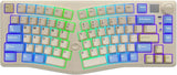 Beige/Purple. Keyboard keycaps only! (NO SPACE BAR) Model