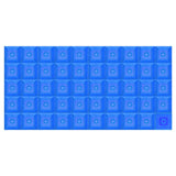 50 Pcs PBT Keycap Set DSA Mechanical Numeric Keypads, Translucent Blue Model