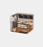 Rolife Daily Golden Wheat Bakery Plastic DIY Miniature Dollhouse Kit (DW005) Model