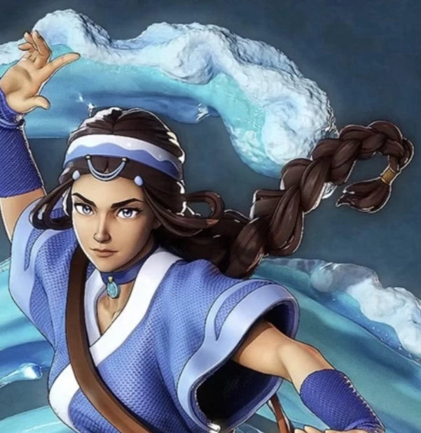 1/6 1/12 1/18 1/10 Comics katara Head Sculpt Carved Model Toys Model
