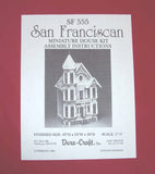 Dura-Craft *SAN FRANCISCAN* SF-555 Dollhouse INSTRUCTIONS Model