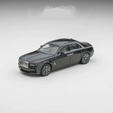 1:64 Ghost Black Luxury Sedan Alloy Diecast Model Car Collection Display Model