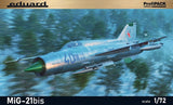 Eduard 1/72 Soviet Mikoyan-Gurevich MiG-21BIS Jet Plane [ProfiPACK] Model