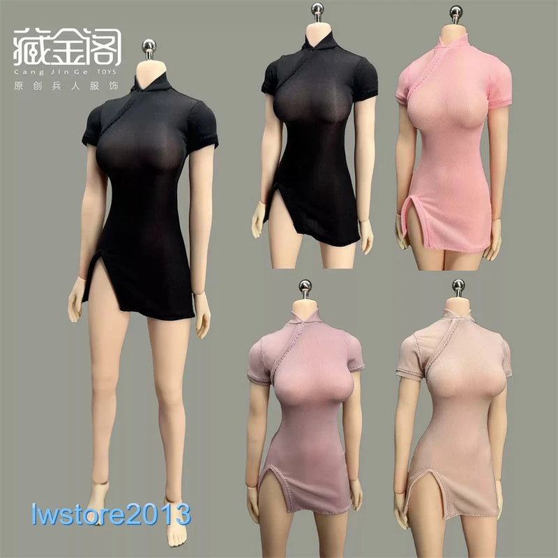 1/6 Cheongsam Dress Clothes For 12" Female Phicen TBL JO LD ANT Figure Body Toys Model