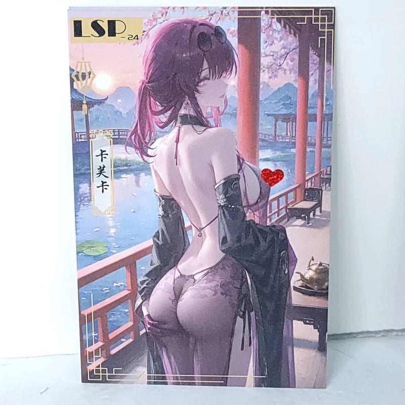 Kafka Waifu Card Anime Girl Matchmaker LXP Rare Wall Art Oversized Board A5 Model