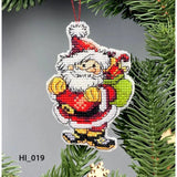DIY Cross Stitch Kit Stitch The Holiday is Coming on Plastic Canvas Cross Stitch Model