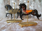 Franklin Mint World of  Carousel Horses - Baroque and Russian horses Model