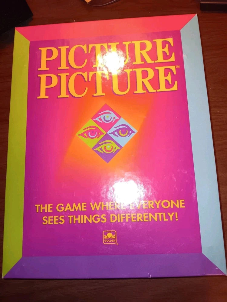 Vintage Picture Picture Board Game COMPLETE 1992 Golden Model
