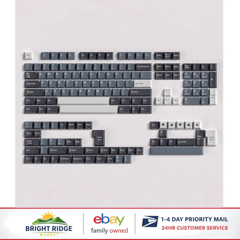 High-Quality ABS Keycaps Set with Media Features for Cherry MX Switch Keyboards Model