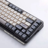 Retro PBT Keycap Set Dye Sub XDA Profile 125 Keys for Cherry Mechanical Keyboard Model