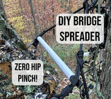 Saddle Hunting Bridge Spreader / Hip Pinch DIY Kit For Bow Hunters Model