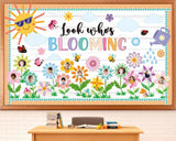 Spring Bulletin Board Decorations Set Classroom Decoration Look Who¡¯S Blooming S Model