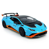 1:18 Lamborghini Huracan STO Model Car Alloy Diecast Collectible Vehicle Blue Model