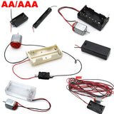 130 Motor Kit AA/AAA Battery Holder Storage Case with Switch 22000 RPM DIY Model Model