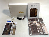 Fsolis Book Nook Diy Miniature House Kit 3D Wooden Puzzles Bookshelf Decor SD01 Model