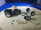 VTG 1960 Monogram PC60-149 BLACK WIDOW "T" BROKEN & built 1/24 model kit parts Model