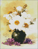Needlework Crafts Embroidery DIY Counted Cross Stitch Kit 14 ct Matilija Poppies Model