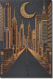 Bead Embroidery Kit DIY "City of dreams" Beaded Needlepoint Craft Set Model