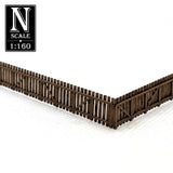 1:160 N Scale - Privacy Fence (15") Kit  - Pacific Northwest Miniatures Model