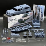 1/25 1979 Dodge D150 Club Cab Camper Truck Model Kit w/ Engine, Clears & Canoe Model