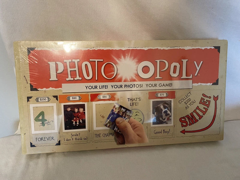 Photo-opoly Board Game Add Your Own Photos Memories Family Game Night Model