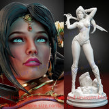 Dejah Thoris 1/12 1/8 1/6 1/4 1/3 1/2 Model Kit Unpainted Unassembled 3D Print Model