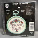 Counted Cross Stitch Kit 4017 Special Stitch N Frame NMI NOS You Are Special Model