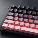 Pink Keycaps Side Printed Shine Through Russian Letter 135 Keys Mechanical K CX4 Model