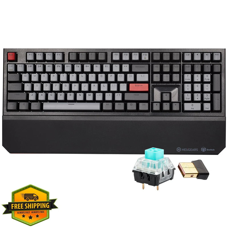 Hexgears X5 Wireless Keyboard Dark Clicky Model