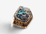 Eminent Crafts Yugioh Yu-Gi-oh Blue Eyes White Dragon Resin Keyboard Key Cap ESC Model