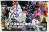 BANDAI HG Master Gundam & Fuunsaiki HGFC 128 1:144 model kit DISTRESSED BOX Model