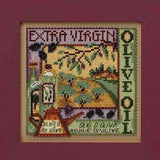 MILL HILL Buttons Beads Kit Cross Stitch OLIVE OIL MH14-9205 Ceramic Button Model