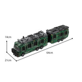Mobile LAB V2.0 Vehicle MOC Building Bricks Set Fleetwood RV Style Toy Model Model