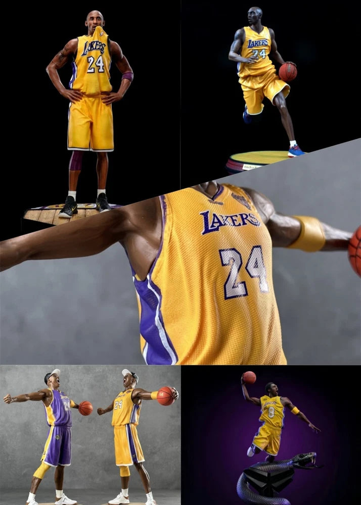Kobe Bryant Action Figure Lakers Legend Memorial Statue - 12" Basketball Model Model