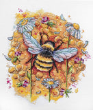 DIY Cross Stitch Kit "Motley grass" 7.9"x9.8", Abris Art Model