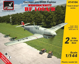 Armory AR14104 - 1/144 - Messerschmitt Bf 109A/B, German pre-WWII fighter kit Model