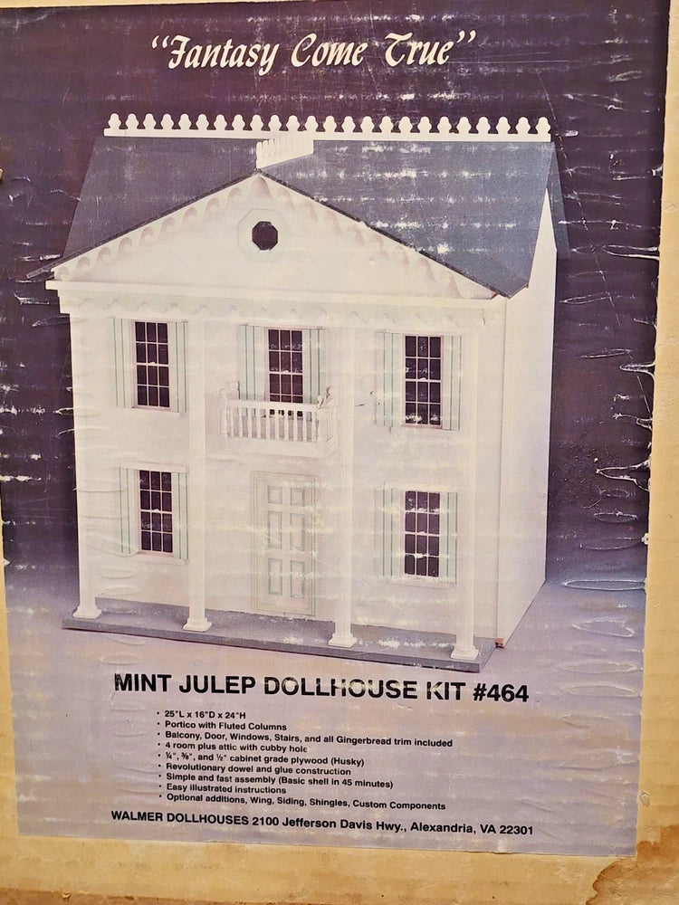Walmer Enterprises Mint Julep #464 Fantasy Come True Dollhouse Kit 25 x 16 x 24 Model