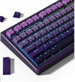Womier Shine through PBT Keycaps 60 75 100 Percent Cherry Profile, Custom Key Ca Model
