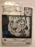 Design Works WHITE TIGER Cross Stitch Kit - NIB Model