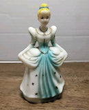 Vintage 60's Disney Cinderella Figurine Watch Display Cake Topper WDP Hong Kong Model