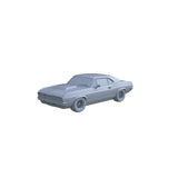 3D Printed Muscle Car Model Kit - Unpainted DIY Multi Scale LYTA002 1/160 Model